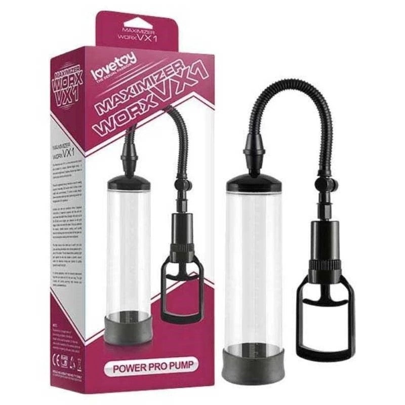 Maximizer Worx VX1 Power Pro Pump with Silicone Sleeve Pumps, Extenders and Sleeves