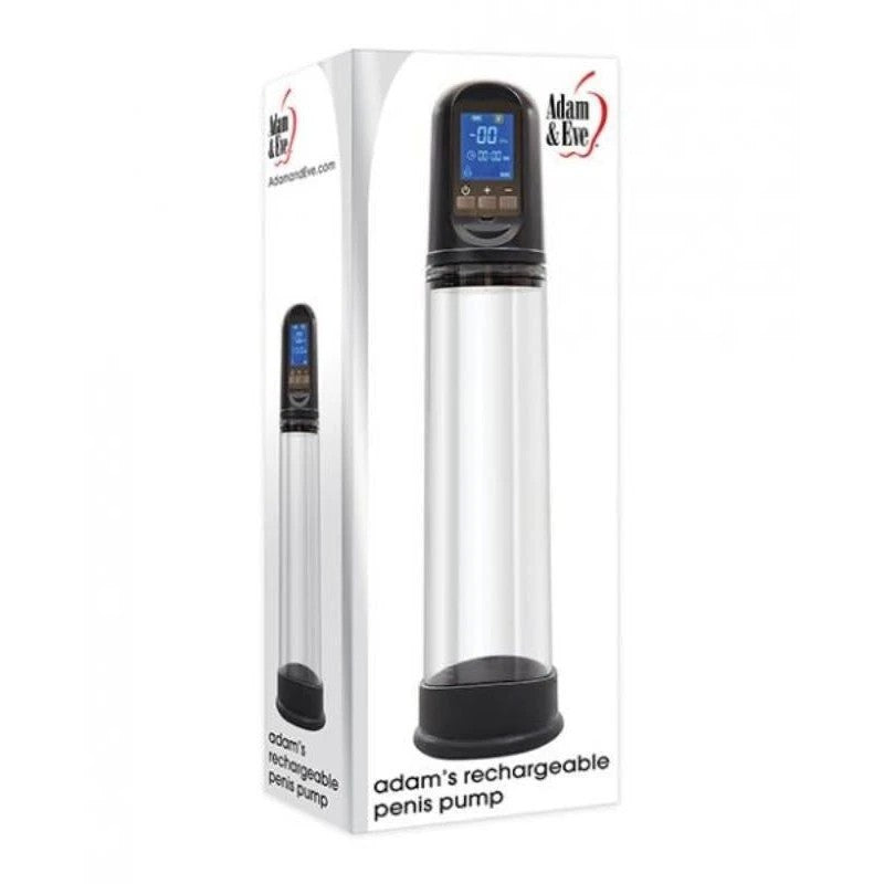 Adam's Smart Rechargeable Penis Pump - Enhance Pleasure Pumps, Extenders and Sleeves