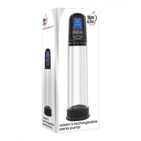 Adam's Smart Rechargeable Penis Pump - Enhance Pleasure - Pumps, Extenders and Sleeves