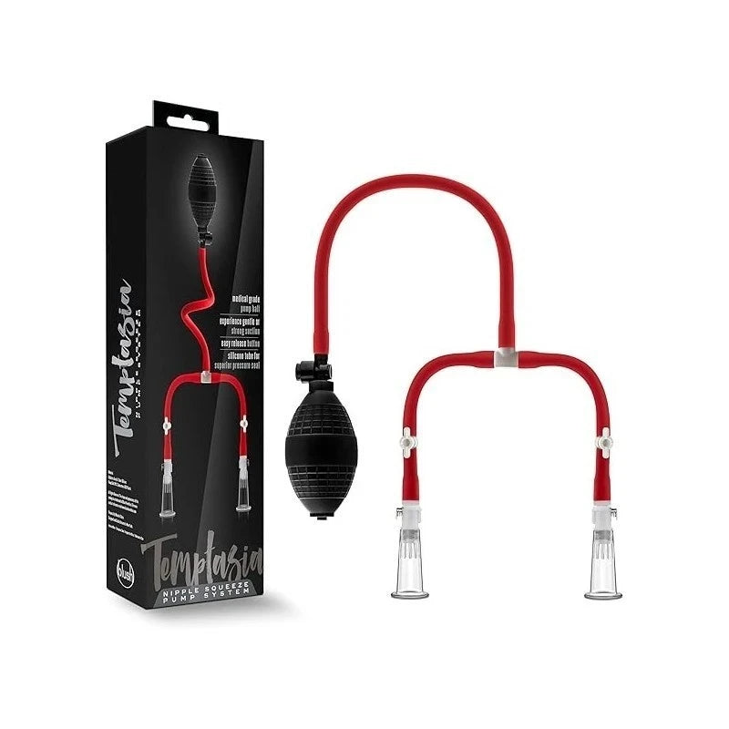 Temptasia Nipple Squeeze Pump System Breast and Nipple Toys