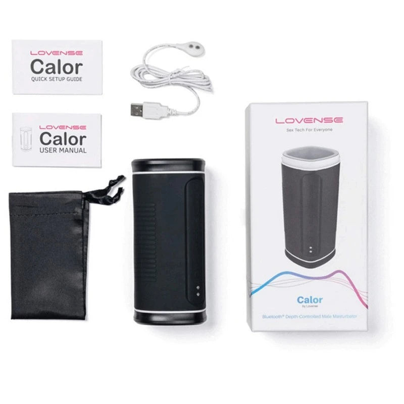 Lovense Calor Bluetooth Control Blowjob Male Masturbator Masturbators and Strokers