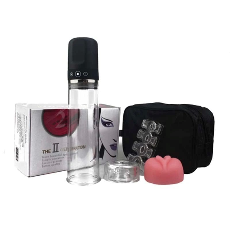Erectile Dysfunction Device II Automatic Penis Pump Pumps, Extenders and Sleeves