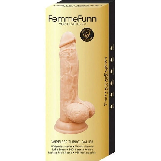 FemmeFunn Vortex Series 2.0 Wireless Turbo Baller - Masturbators and Strokers