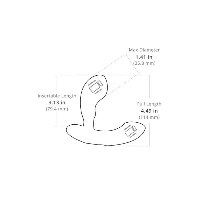 Lovense Edg Remote Controlled Prostate Massager Prostate Toys