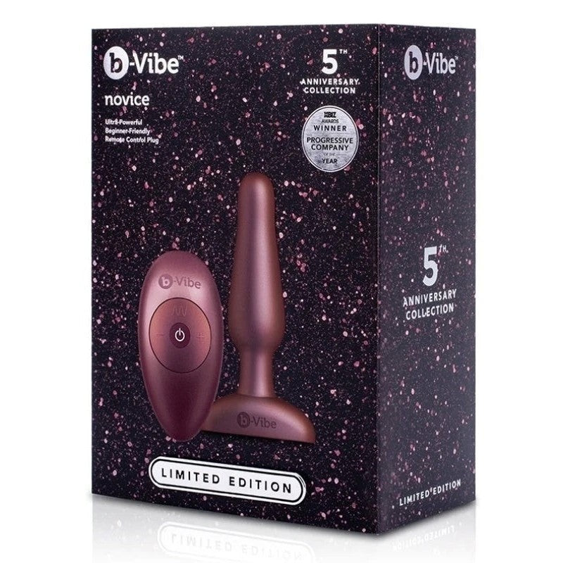 b-Vibe Novice Galaxy Plum Limited Edition Anal Vibrators