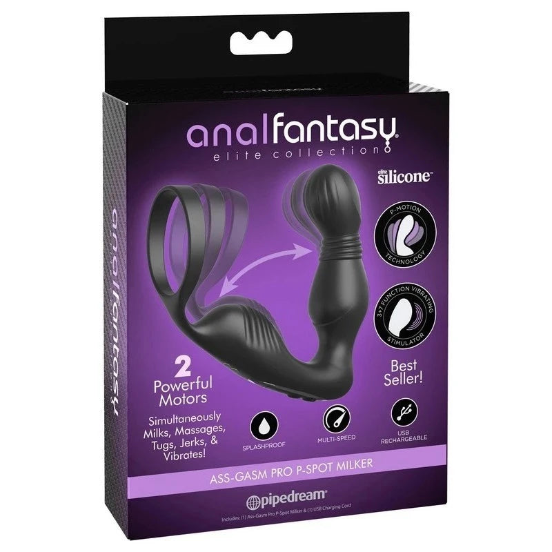 Anal Fantasy Elite Collection Ass-Gasm Pro P-Spot Milker Prostate Toys