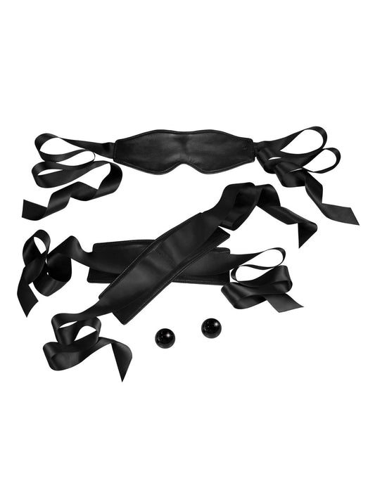 Jimmyjane A Darker Shade Of Sexy Fetish Play Sex Kit - Cuffs and Restraints