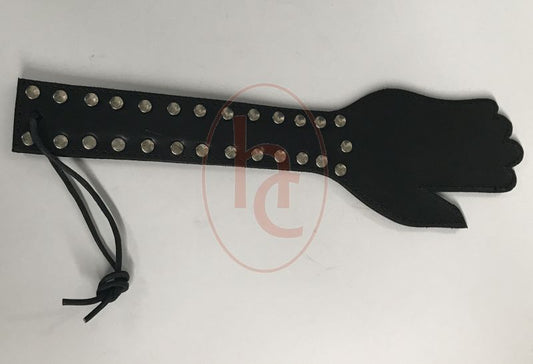 Puppy Cage Leather Hand Paddle Paddles And Slappers