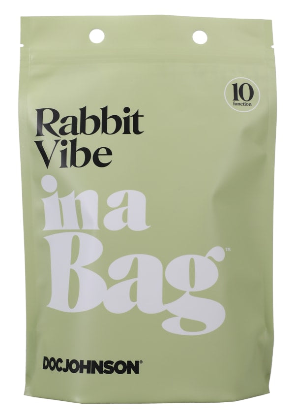 Doc Johnson 10 Functions Rabbit Vibrator In A Bag Rabbit Vibrators