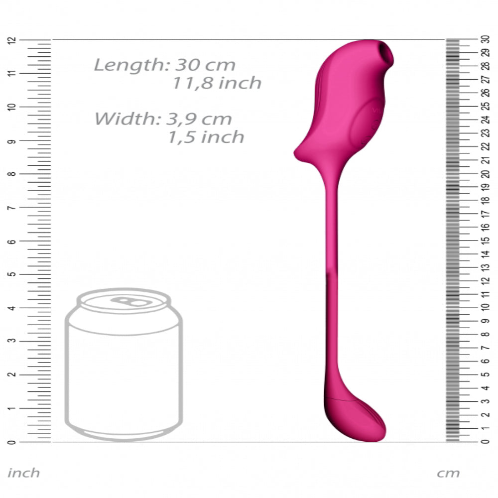 Quino - Air Wave & Vibrating Egg Vibrator Clit Ticklers and Pulsators