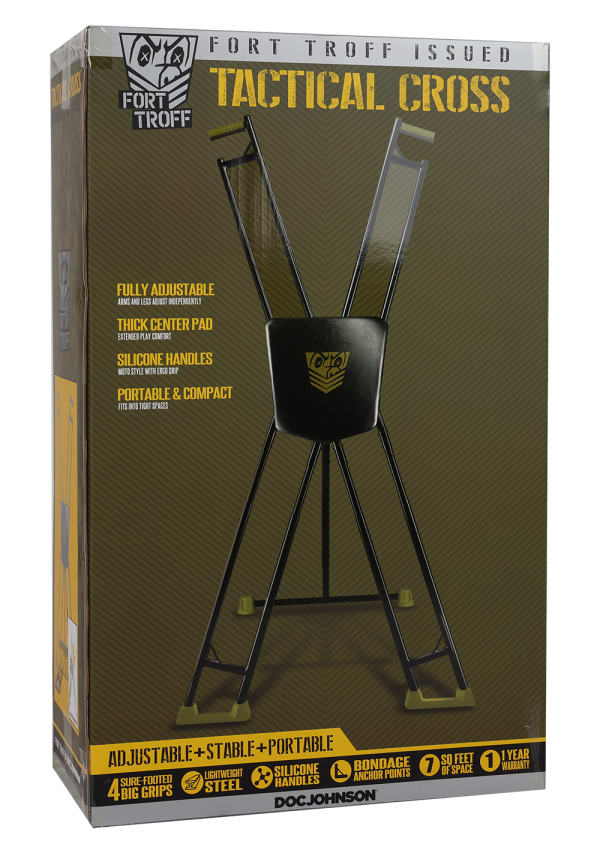 Doc Johnson Fort Troff Fetish Play Tactical Cross Spreaders and Hangers