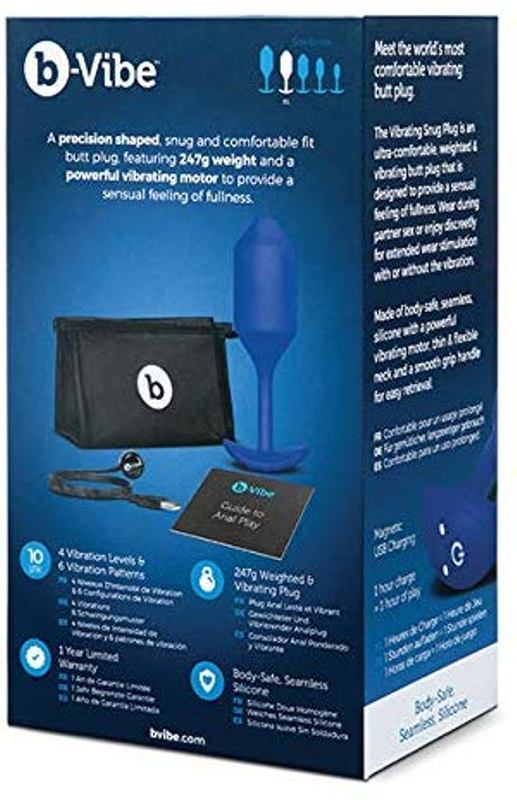 b-Vibe Vibrating Snug Plug XL Butt Plugs