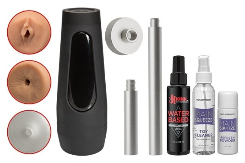 Kink Power Banger Fuck Hole Accessory Pack 10 piece Kit Sex Machines