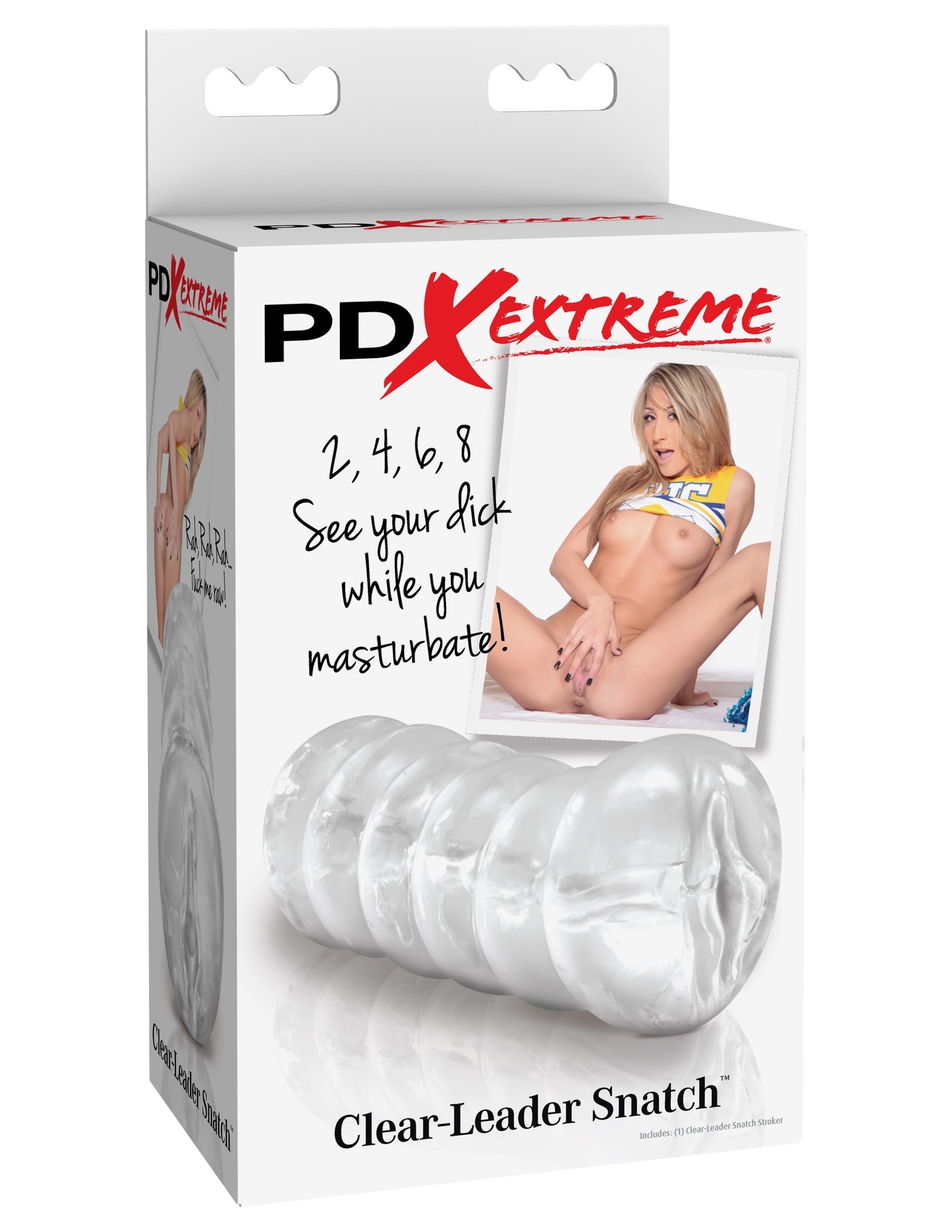 Pipedream Extreme Clear-Leader Snatch Mens Masturbator Masturbators and Strokers
