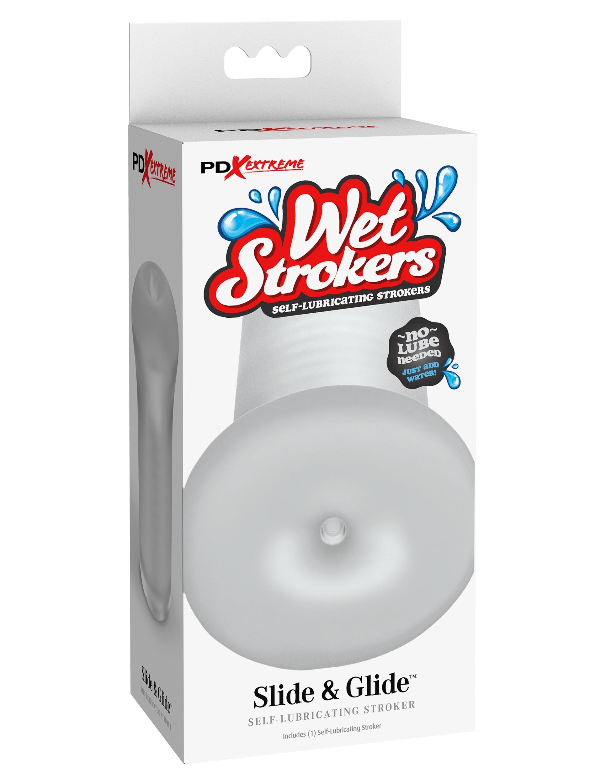 Pipedream Wet Strokers Slide and Glide Male Masturbator Masturbators and Strokers
