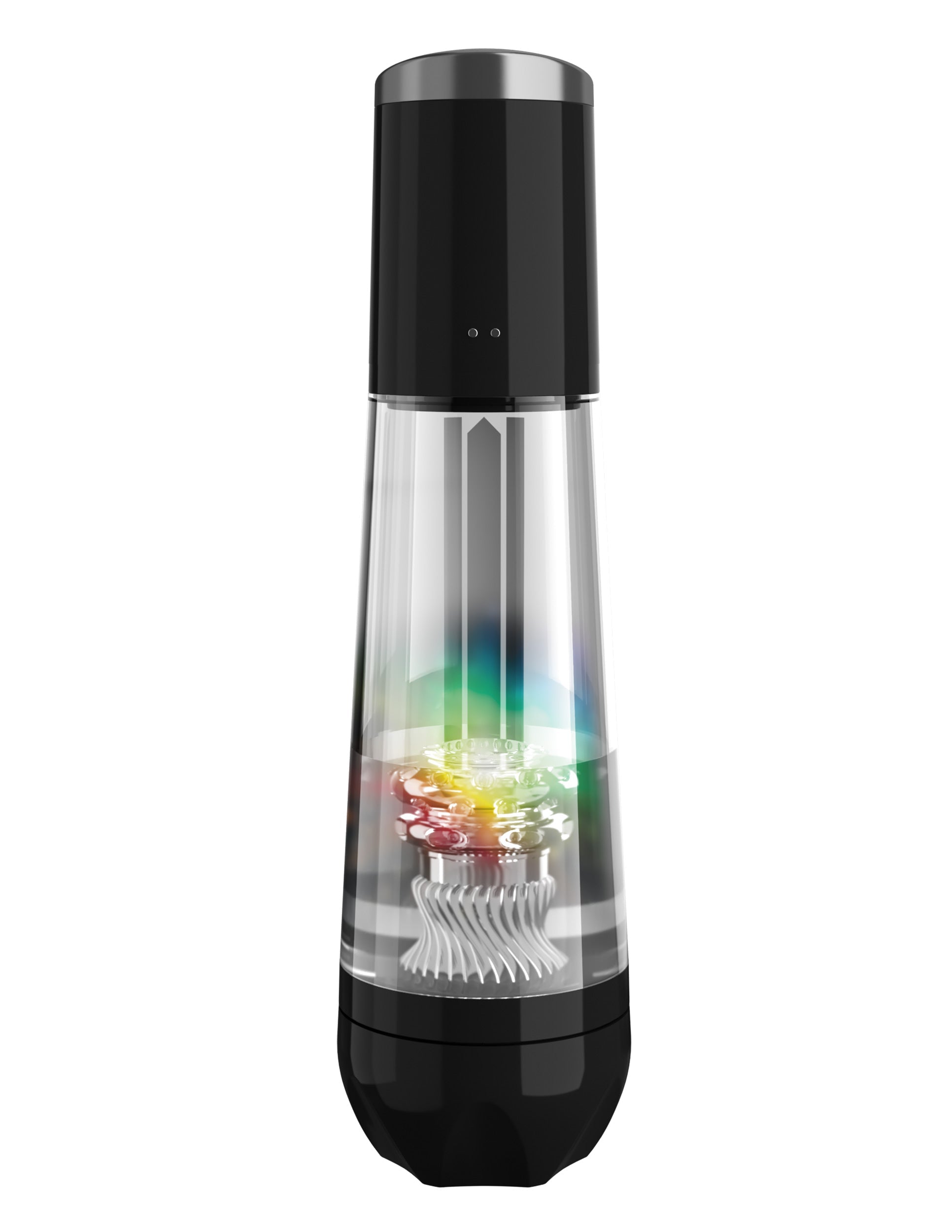 PDX Elite ViewTube MAX View Rechargeable Mens Stroker Black Masturbators and Strokers