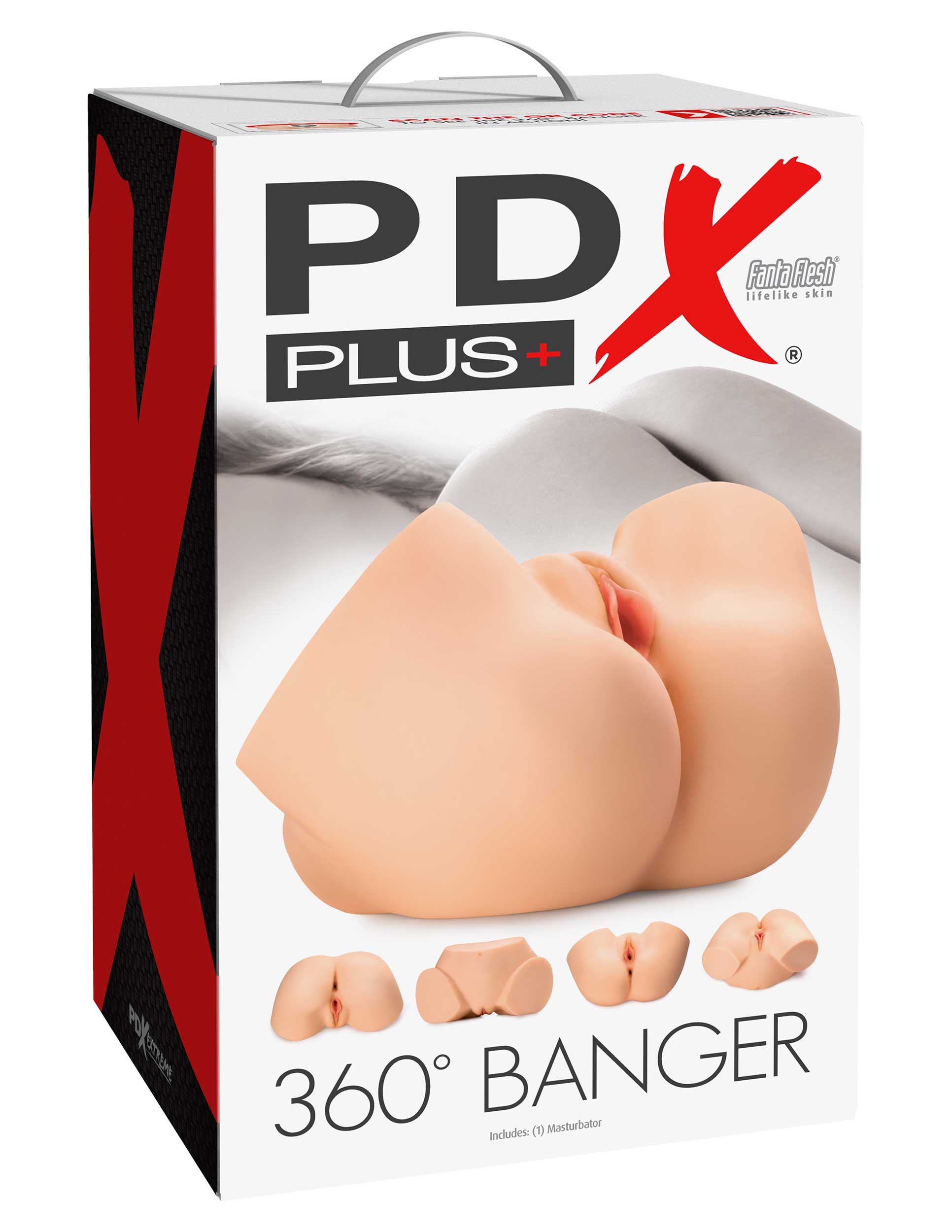 PDX Plus 360 Banger Realistic Mens Masturbator Realistic Butts And Vaginas