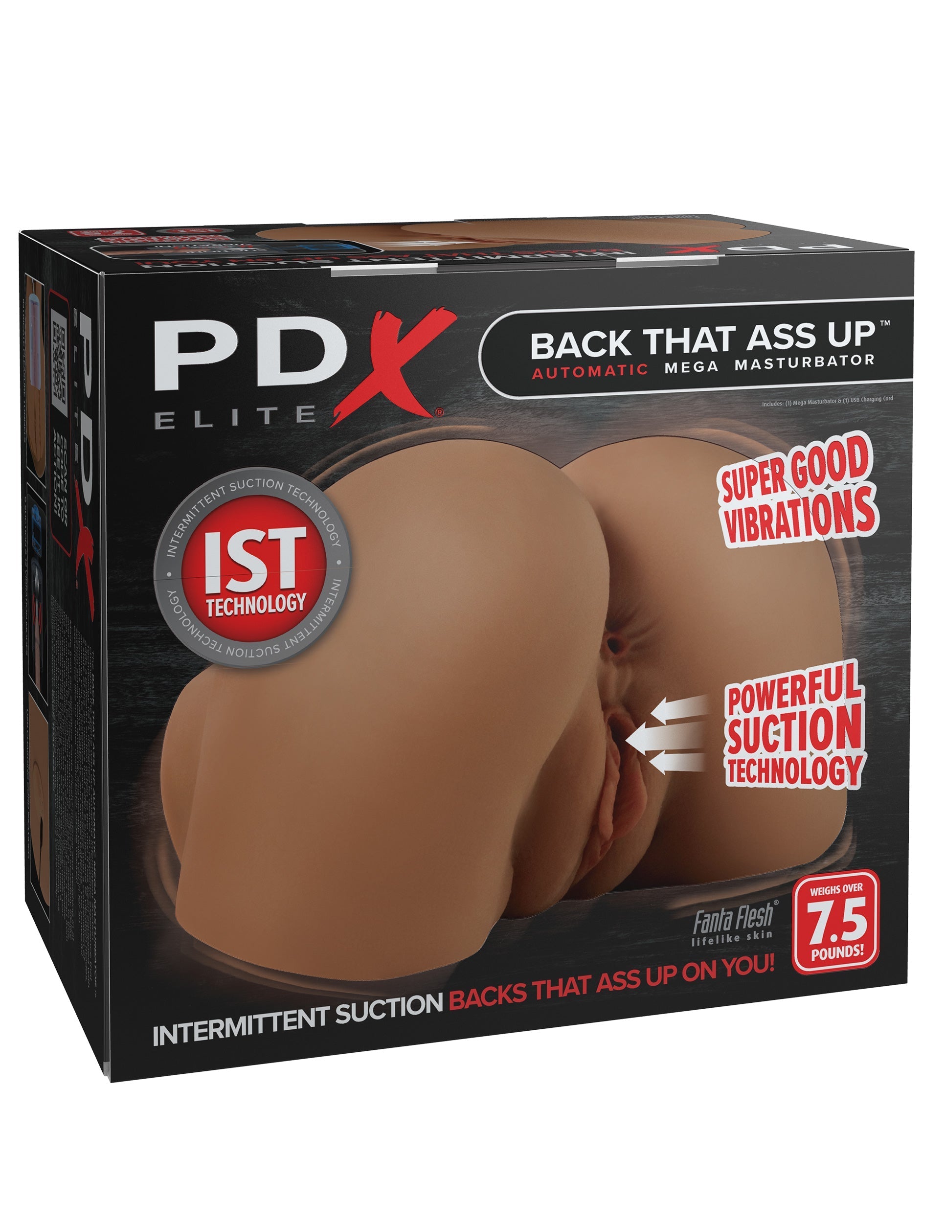 PDX Elite Back That Ass Up Automatic Mega Mens Masturbator Masturbators and Strokers