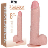 REALROCK Rotating Pleasure Massager - 20cm Rechargeable Dildo Realistic Dildos
