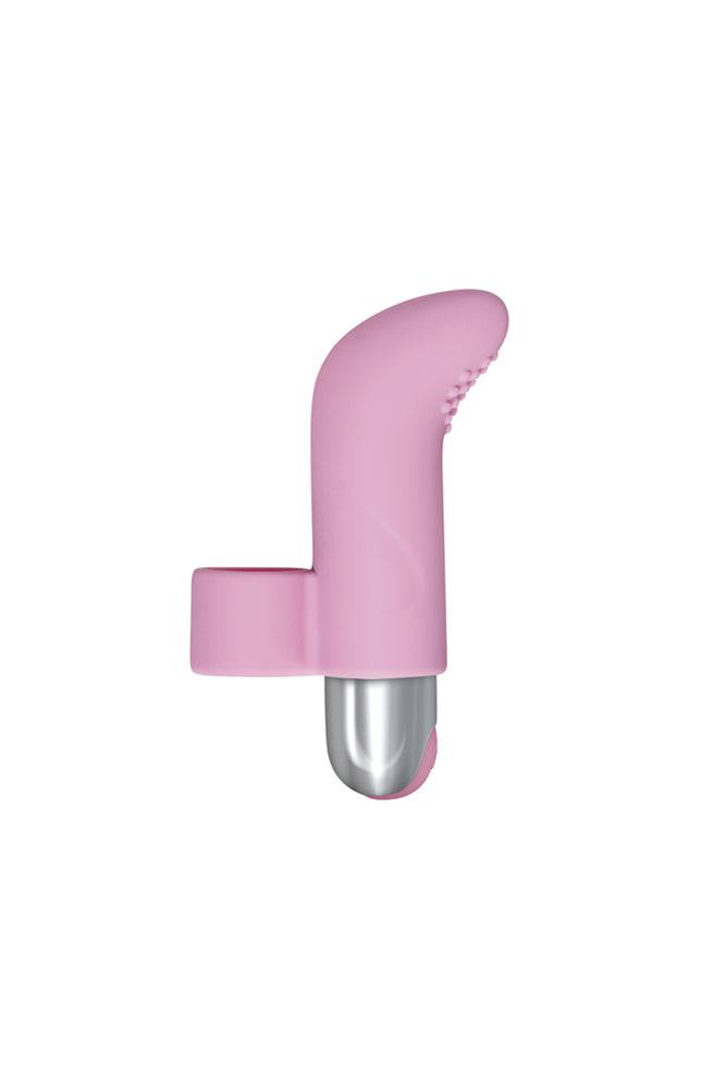 Adam and Eve Silicone USB Rechargeable Finger Vibrator Pink Finger and Tongue Vibrators