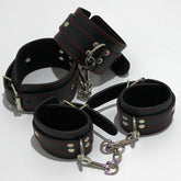 BDStyle Faux Leather Bondage Wrist and Ankle Restraints Cuffs and Restraints