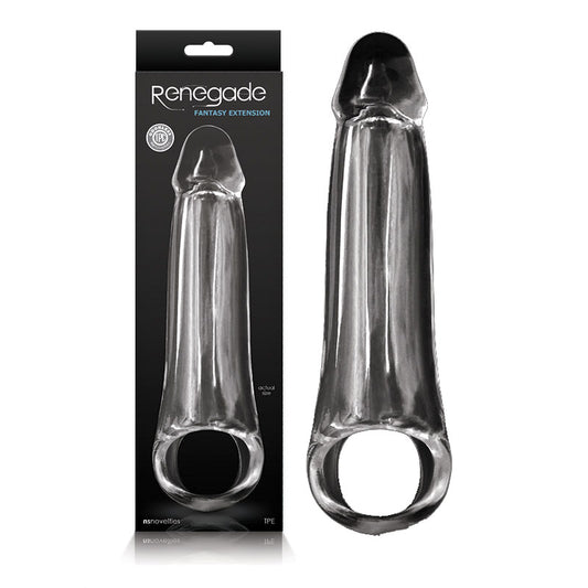 Renegade Fantasy Extenstion - Clear - Penis Sleeves and Extenders