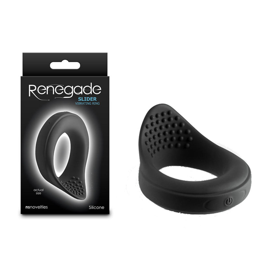 Renegade Slider - Powerful Vibrating Pleasure Ring Cock Rings