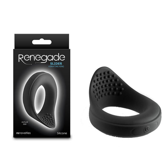Renegade Slider - Powerful Vibrating Pleasure Ring - Cock Rings