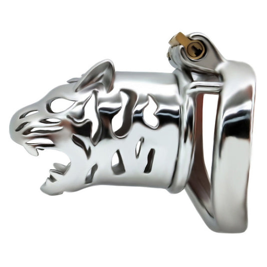 Ridem Tiger Silver Cock Cage - Male Chastity