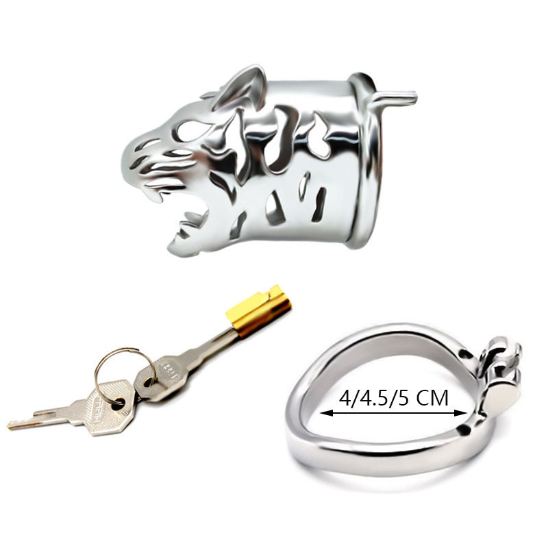 Ridem Tiger Silver Cock Cage Male Chastity