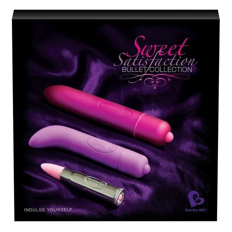 Rocks Off Sweet Satisfaction Bullet Collection Box Waterproof Vibrators