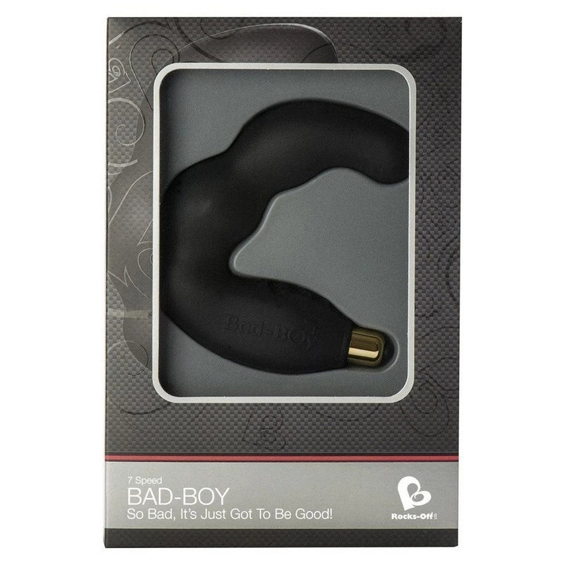 Rocks Off Bad Boy Rechargeable Intense Black Prostate Toys