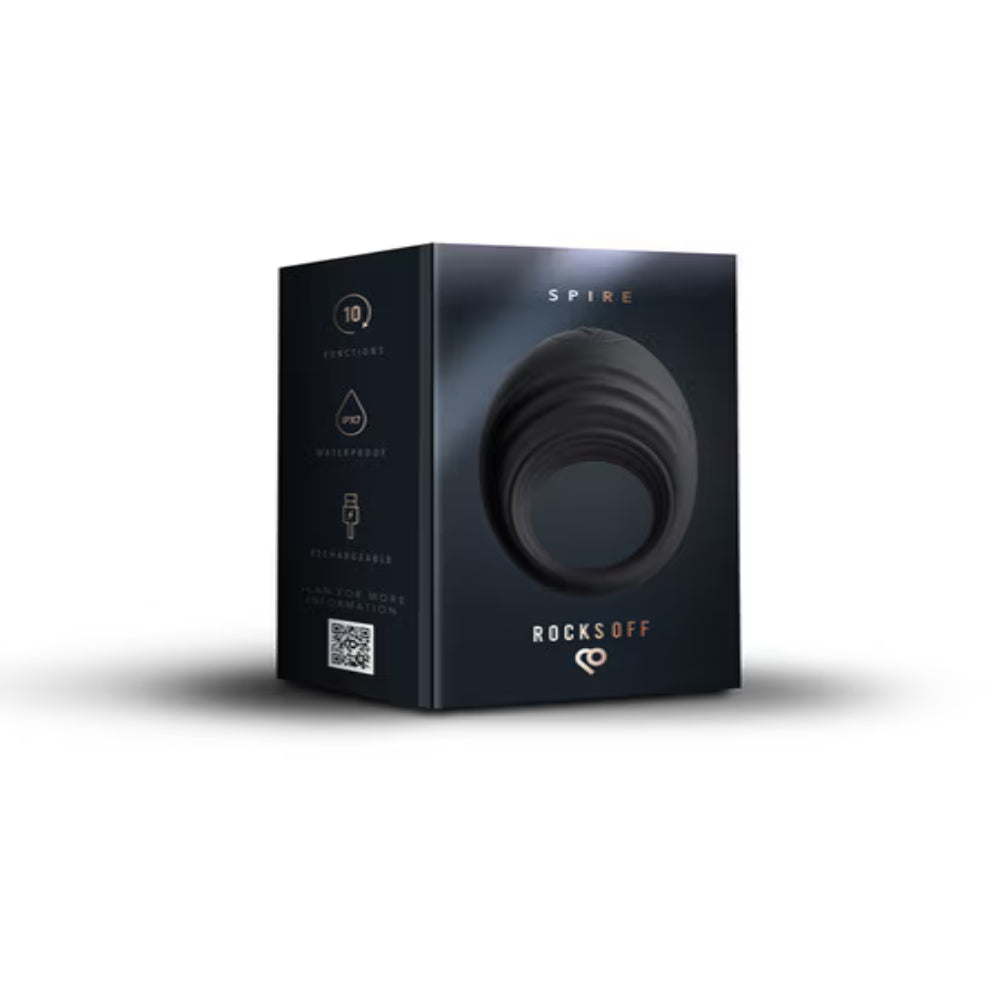 Spire Vibrating Liquid Silicone Cock Ring Cock Rings