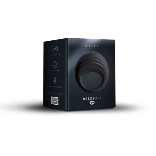 Spire Vibrating Liquid Silicone Cock Ring - Vibrating Cock Rings