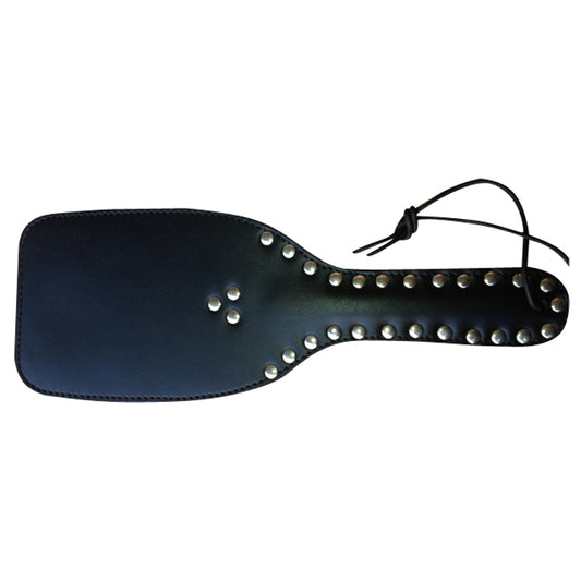Fetlife Wide Ping-Pong Studded Leather Paddle Paddles And Slappers