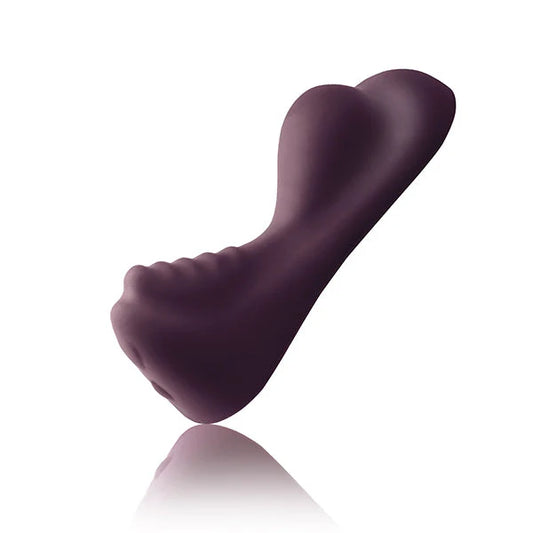 Rocks Off Ruby Glow 10 Speed Vaginal and Clitoral Massager Purple G-Spot Vibrators