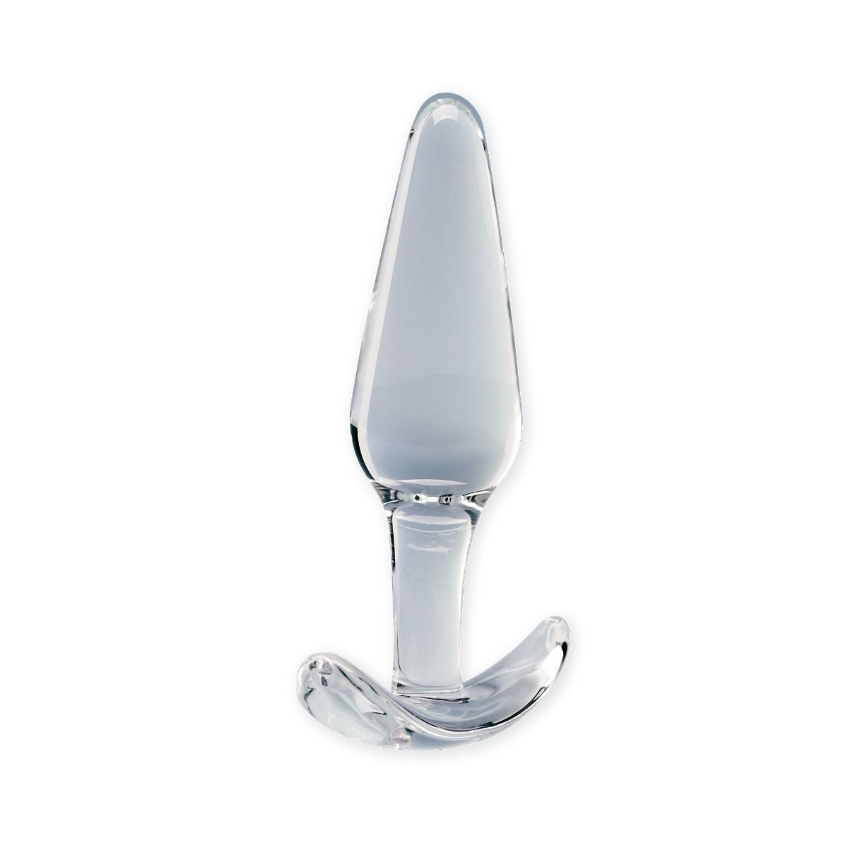 Creative Conceptions Clarity Utopian Floret Glass Butt Plug - Glass Sex Toys