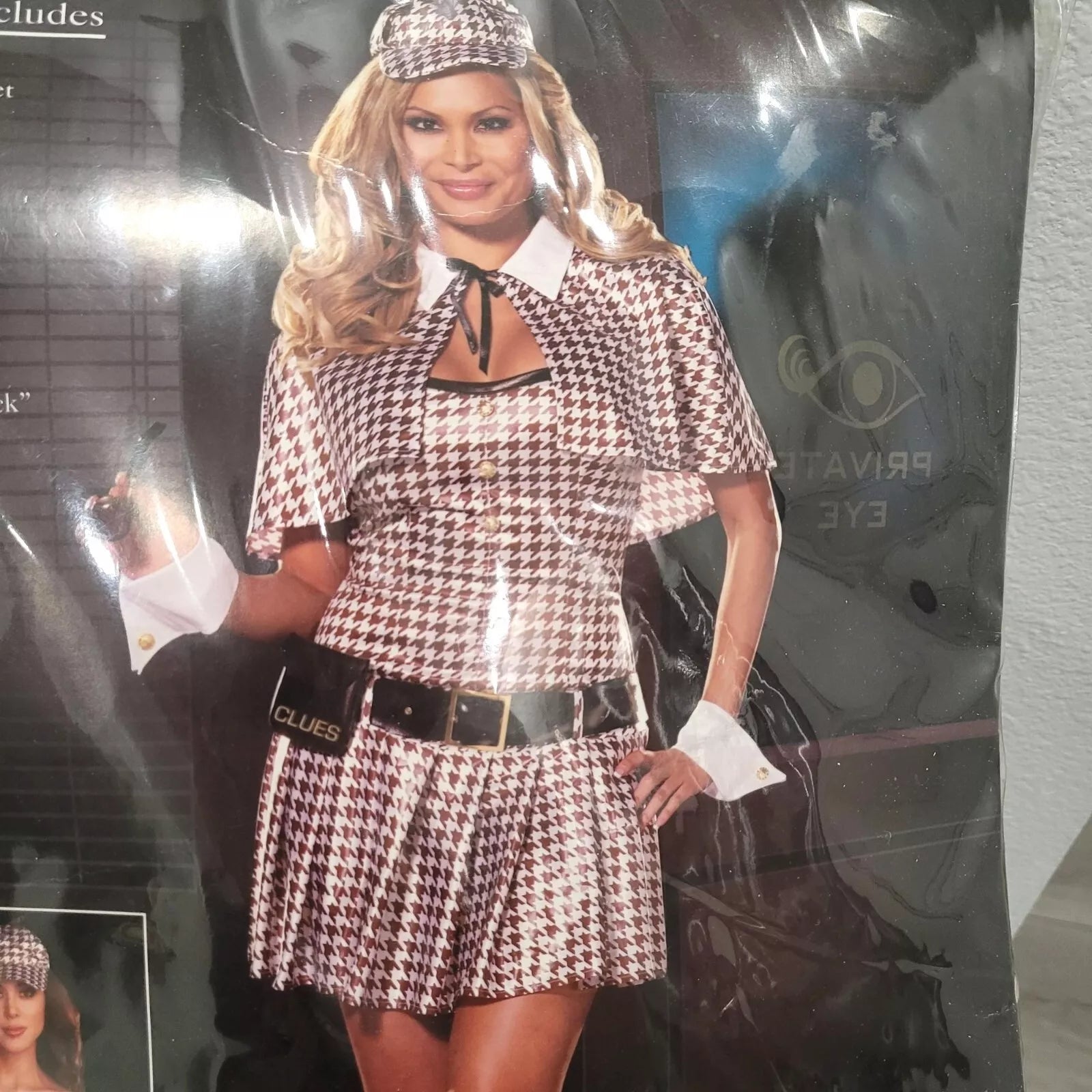 Dream Girl Halloween Detective Shirley Sexy Costume Medium Fancy Dress Ups