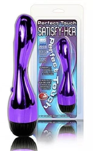 Synergy Erotic Perfect Touch Satisfy Her Multi Speed Waterproof Clitoral Vibrator Clit Ticklers and Pulsators