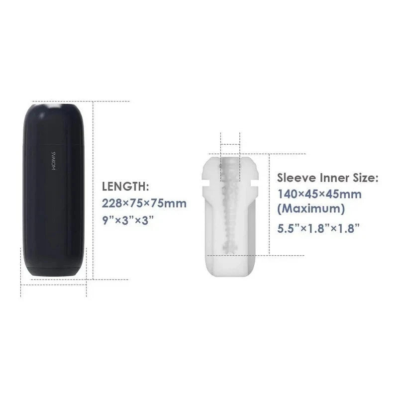 Svakom Sam Neo 2 Interactive Male Masturbator Masturbators and Strokers