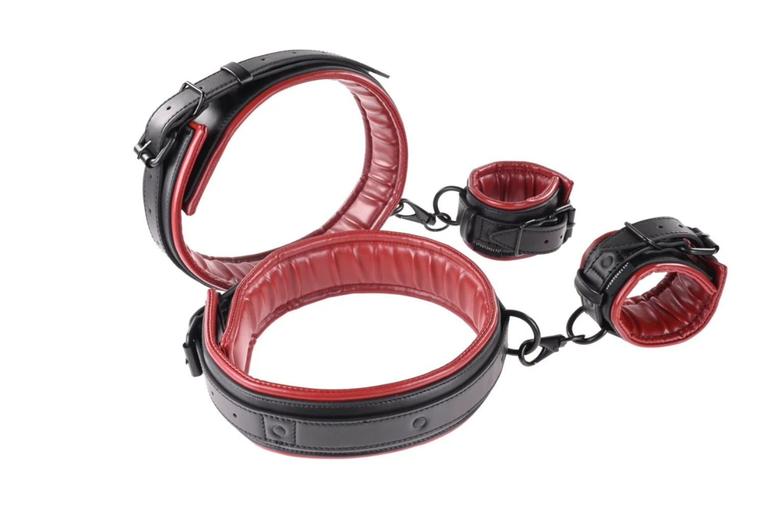 Sportsheets Saffron BDSM Thigh & Wrist Cuff Set - Versatile Intimate Restraints Cuffs and Restraints