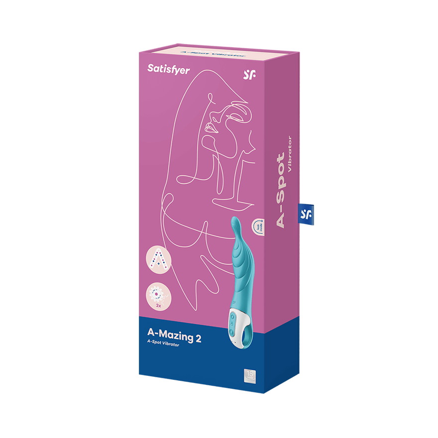 Satisfyer A-Mazing 2 Multi Functions Silicone A Spot Massager G-Spot Vibrators