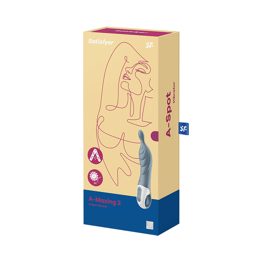 Satisfyer A-Mazing 2 Multi Functions Silicone A Spot Massager G-Spot Vibrators