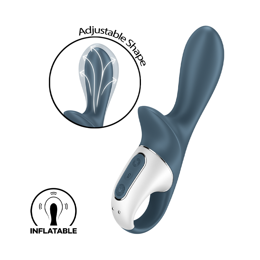 Satisfyer Air Pump Booty 2 Anal Vibrator Dark Grey Anal Vibrators