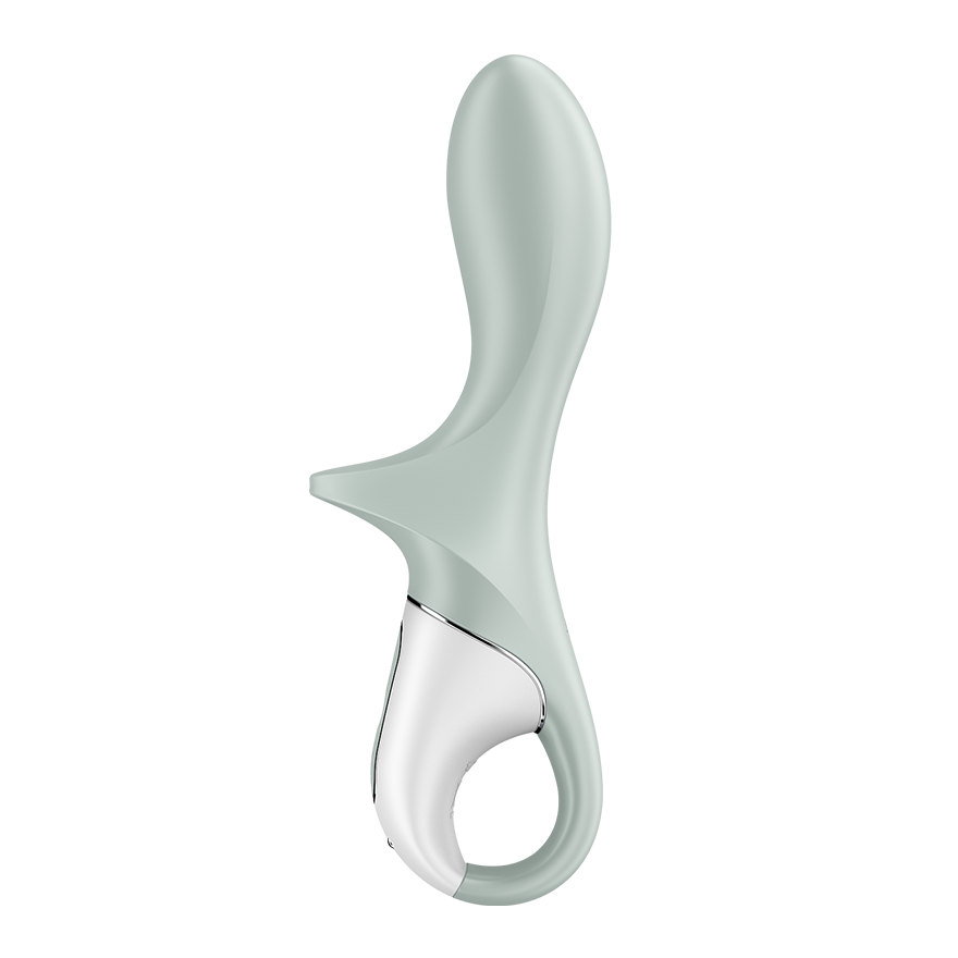 Satisfyer Air Pump Booty 3 Rechargeable Inflatable Anal Vibrator Grey Anal Vibrators