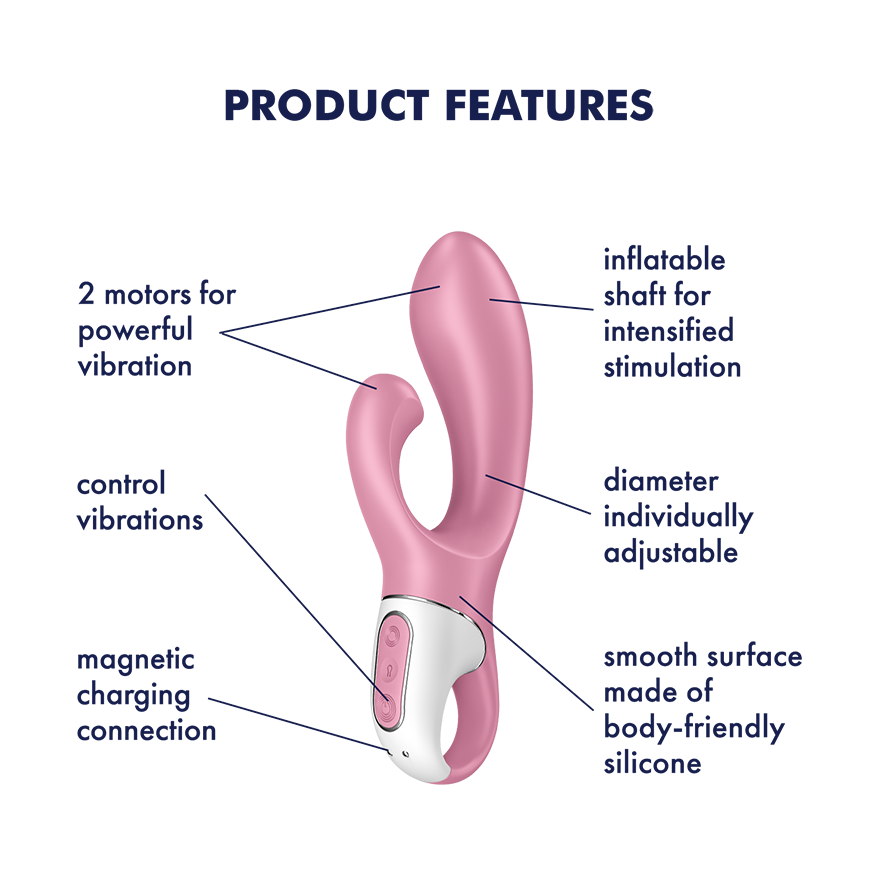 Satisfyer Air Pump Bunny 2 G Spot Rabbit Vibrator Rabbit Vibrators