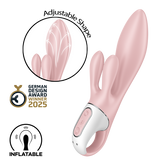 Satisfyer Air Pump Bunny 3 Inflatable Rabbit Vibrator Pink Rabbit Vibrators