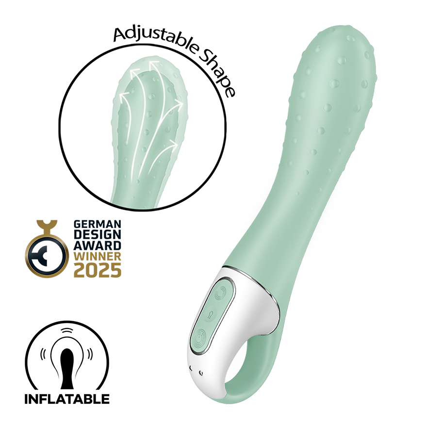Satisfyer Air Pump Vibrator 3 Rechargeable Inflatable G Spot Vibrator Mint G-Spot Vibrators
