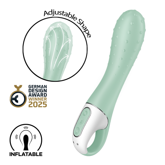 Satisfyer Air Pump Vibrator 3 Rechargeable Inflatable G Spot Vibrator Mint - G-Spot Vibrators