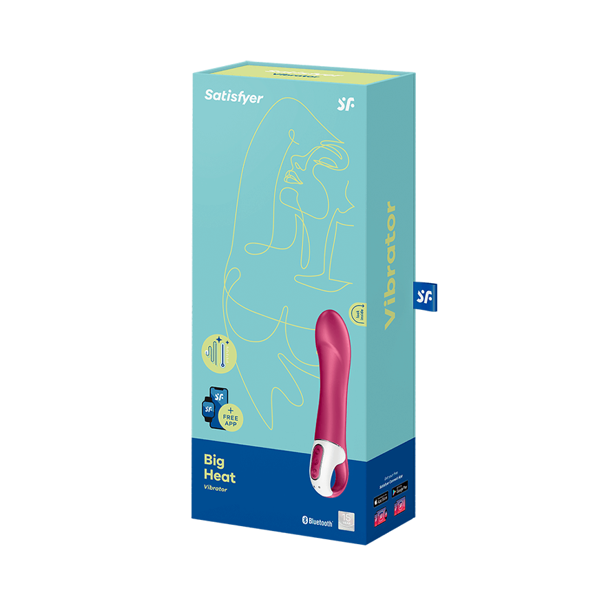 Satisfyer Big Heat App Connected Intense G Spot Massager G-Spot Vibrators